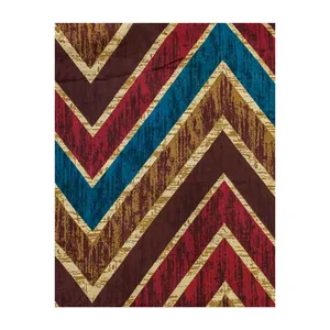 ملحفه آدنو مدل Colord zigzag کد IR42 دونفره سایز 240x240 سانتی متر
