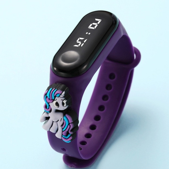 ساعت مچی دیجیتال بچه‌گانه طرح پونی