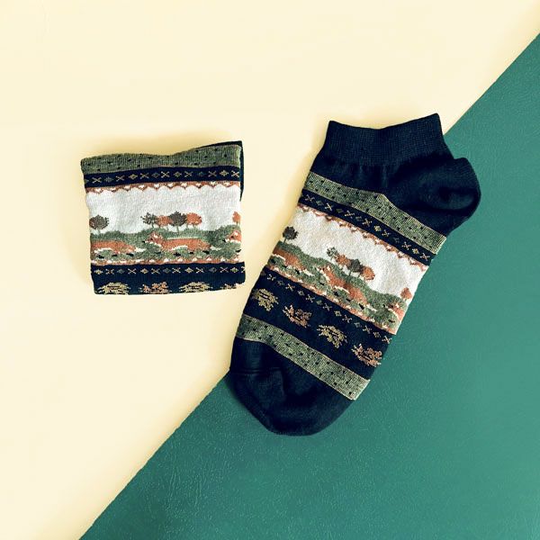 جوراب زنانه ال سون مدل روباه خزان کد PH888.1 -  - 3