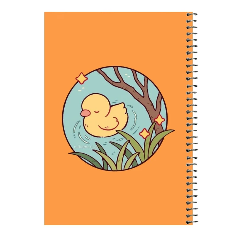 دفتر مشق 80 برگ اس جی مدل جوجه اردک   