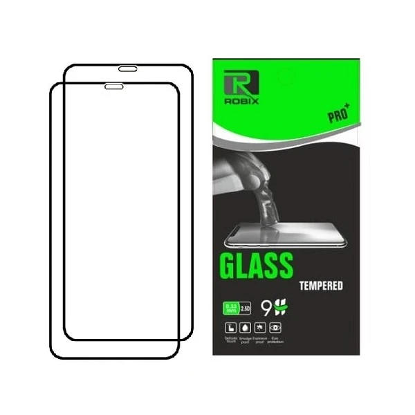 محافظ صفحه نمایش روبیکس مدل FL-iP12Promaxمناسب برای گوشی موبایل اپل iPhone 12 Pro Max بسته دو عددی
