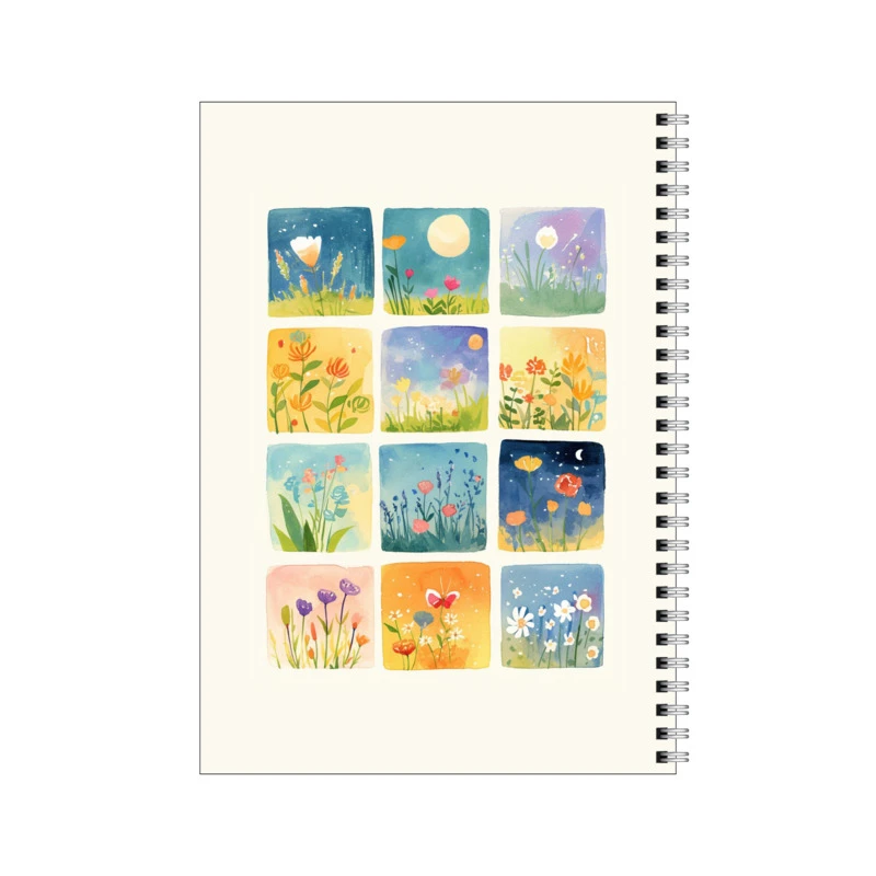 دفتر مشق 100 برگ بامبیلیپ طرح نقاشی مینیمال کد 0550185