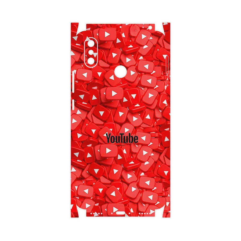 برچسب پوششی ماهوت مدل Youtube-FullSkin مناسب برای گوشی موبایل شیائومی Mi Max 3