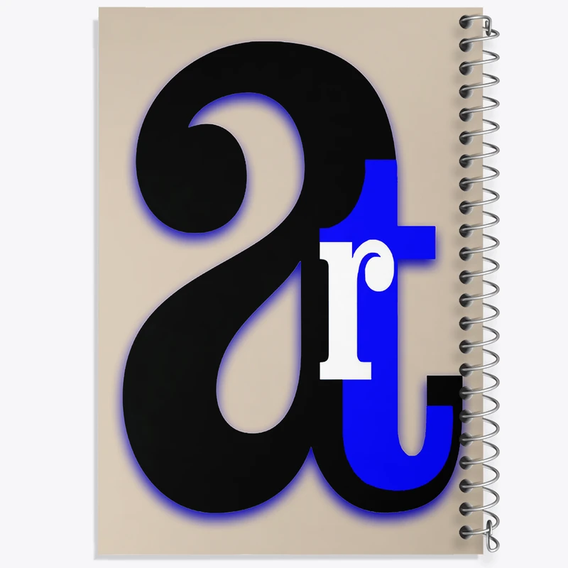 دفتر مشق 50 برگ خندالو طرح Art کد F6397