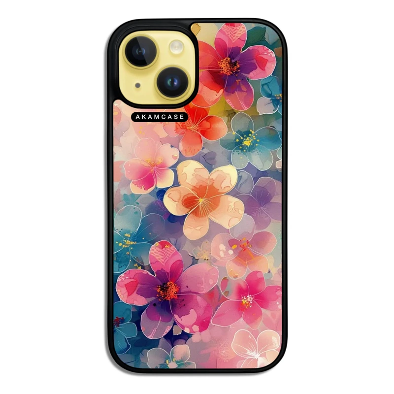 کاور آکام مدل AMC-WA15-FLOWERS-42 مناسب برای گوشی موبایل اپل iPhone 15