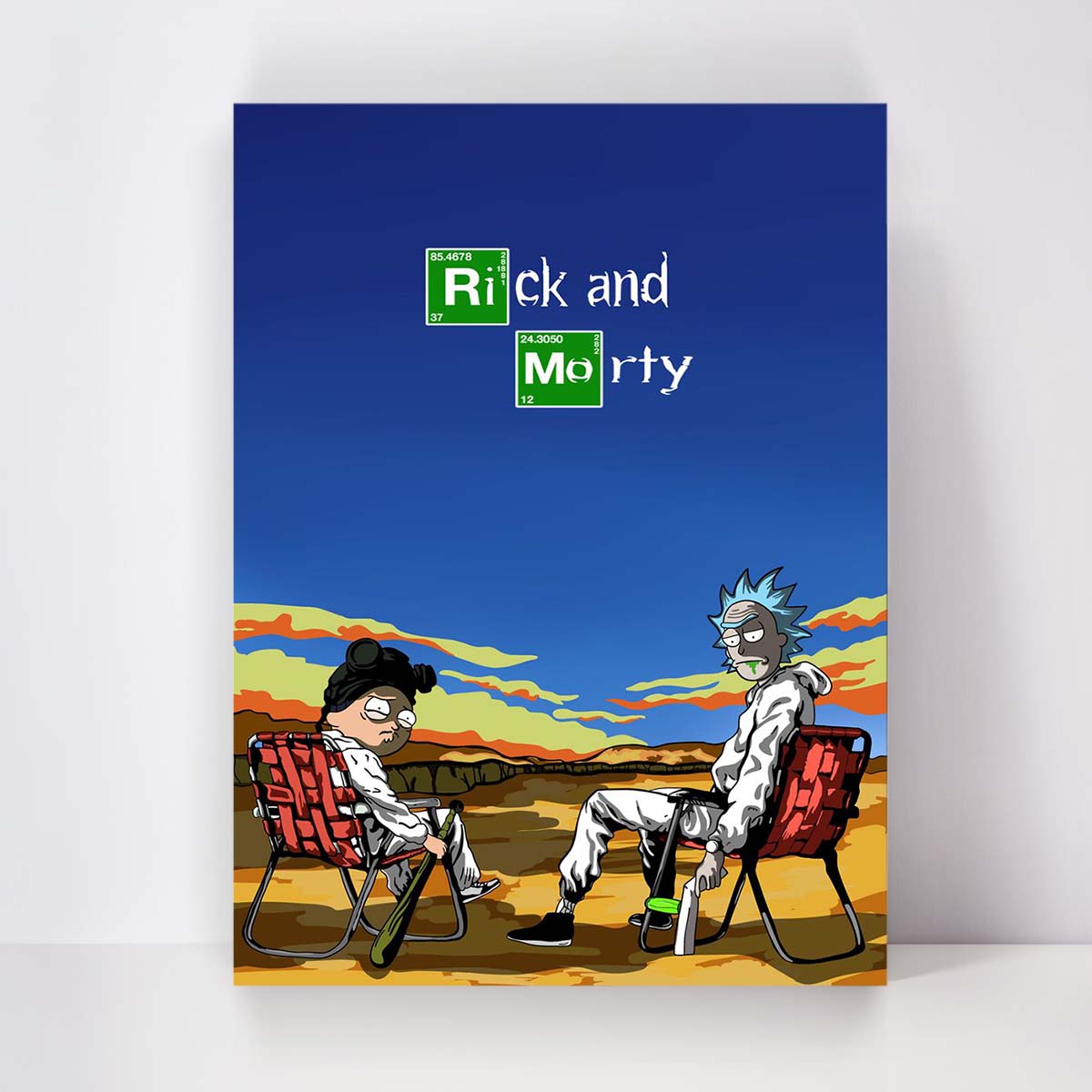 تابلو شاسی مدل Rick and Morty کد S-5059