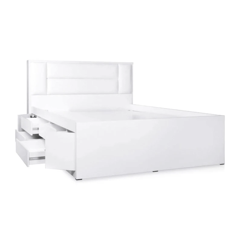 تخت‌خواب ام دی اف دو نفره هیراد مدل Z114-MDF سایز 160 * 200 سانتی‌متر