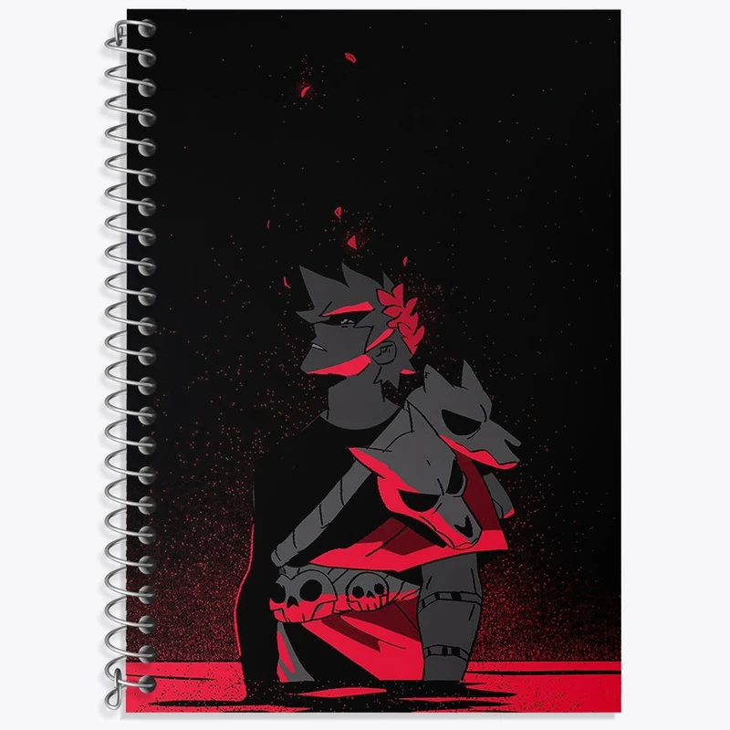 دفتر زبان 50 برگ خندالو مدل سه خط طرح بازی هادس (Hades) کد 32835