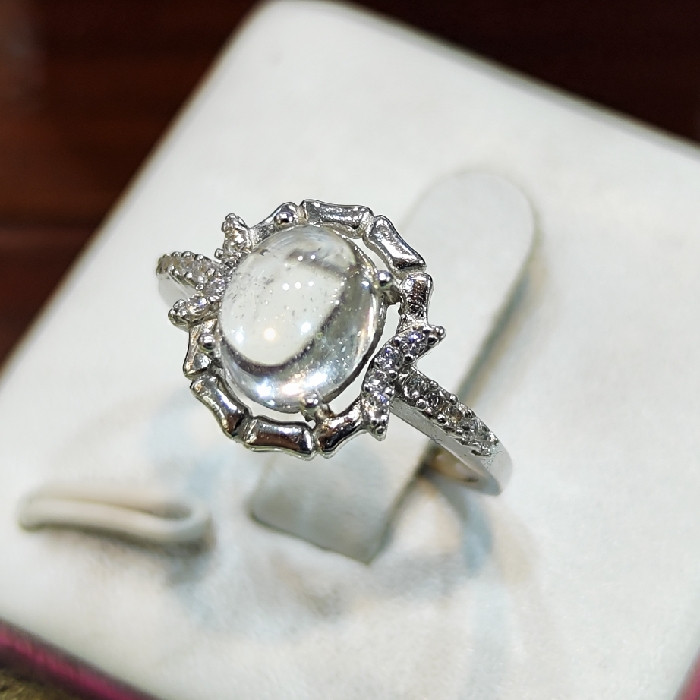 انگشتر نقره زنانه مدل سنگ در نجف کد 394