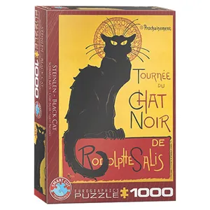 پازل 1000 تکه یوروگرافیکس پازلز مدل Black Cat كد 1399-6000