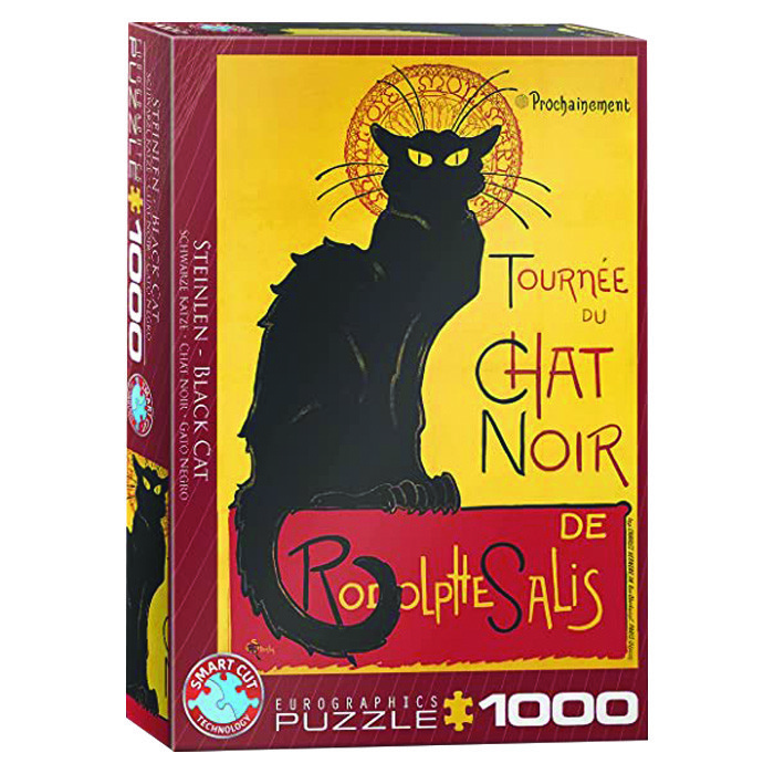 پازل 1000 تکه یوروگرافیکس پازلز مدل Black Cat كد 1399-6000