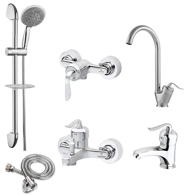 ست شیرآلات ویسادار مدل ونوس AS مجموعه 6 عددی