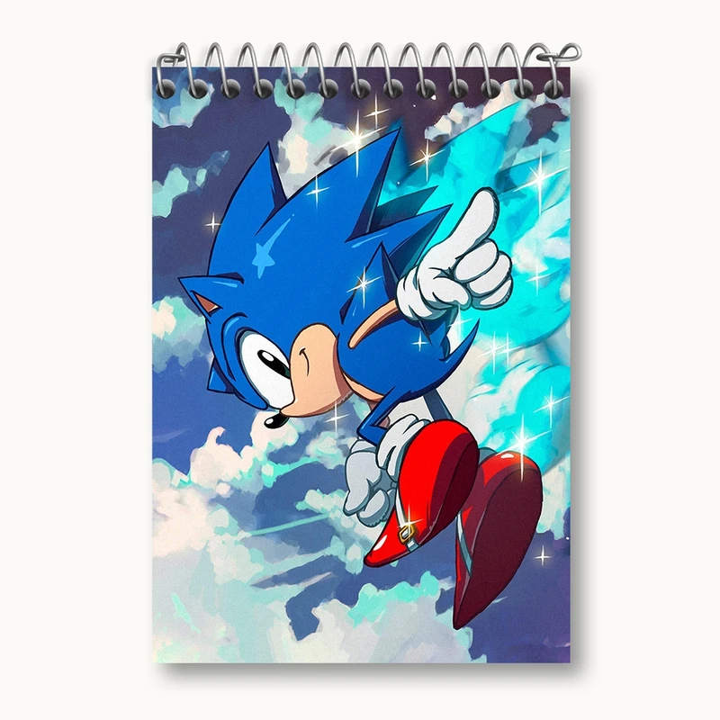 دفتر یادداشت 50 برگ خندالو مدل سونیک (Sonic) کد 37033
