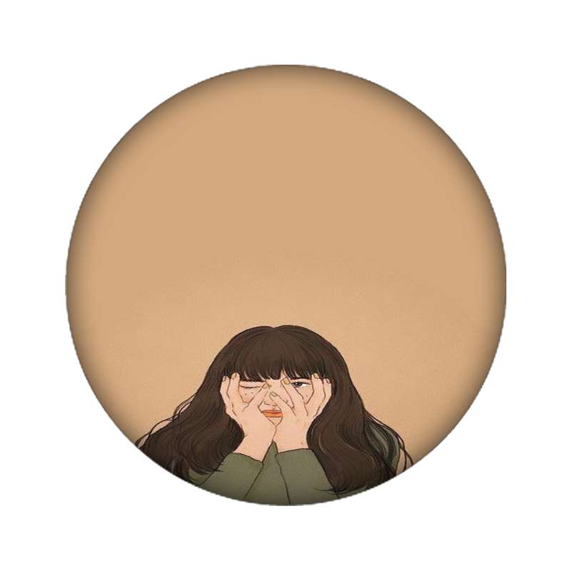 استیکر تزئینی موبایل و تبلت مدل دختر3118