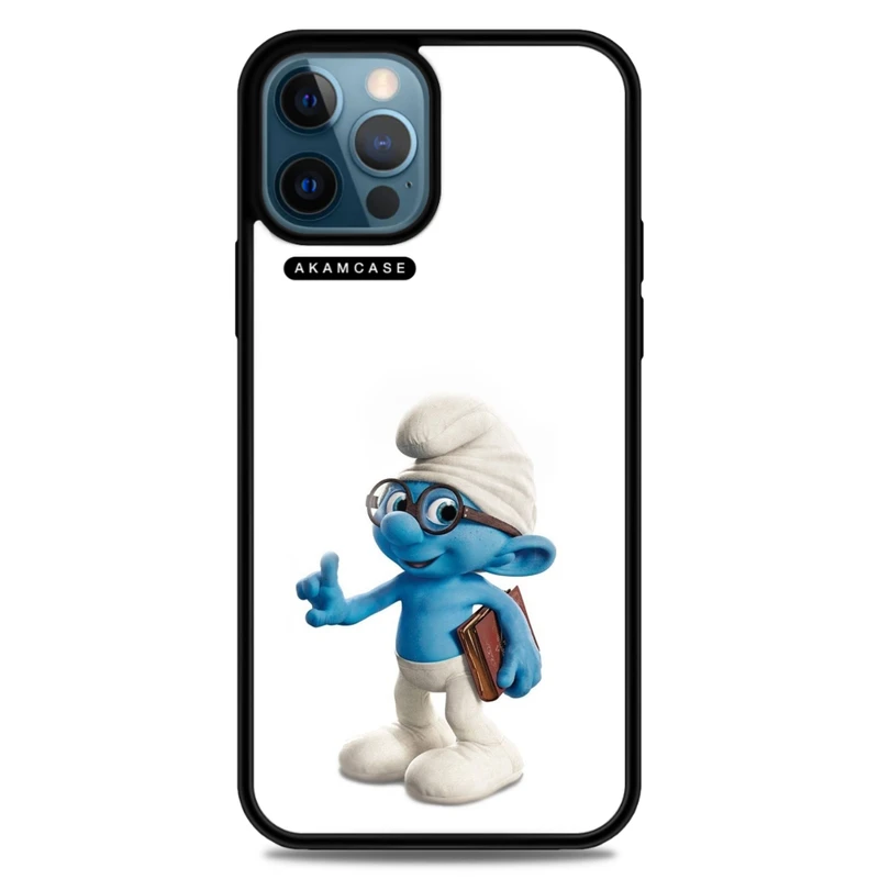 کاور آکام مدل AMC-WA12PROMAX-SMURFS-19 مناسب برای گوشی موبایل اپل iPhone 12 Pro Max