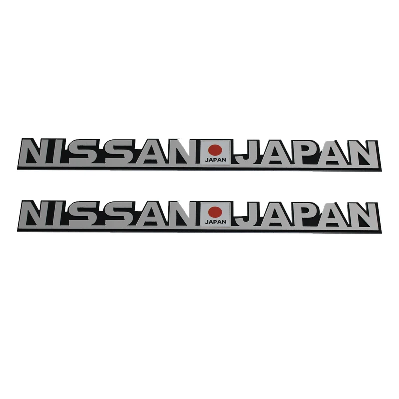آرم خودرو صفا مدل لیزری طرح ژاپن مناسب برای نیسان زامیاد بسته دو عددی
