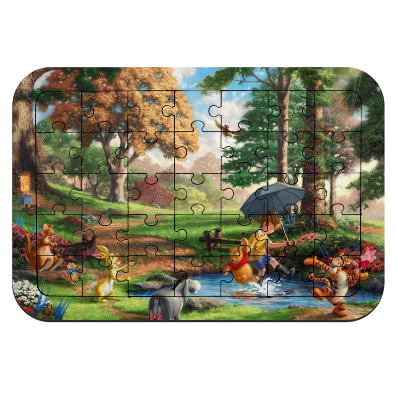  پازل 35 تکه طرح وینی د پو ، کریستوفر رابین و دوستان مدل NI1597 