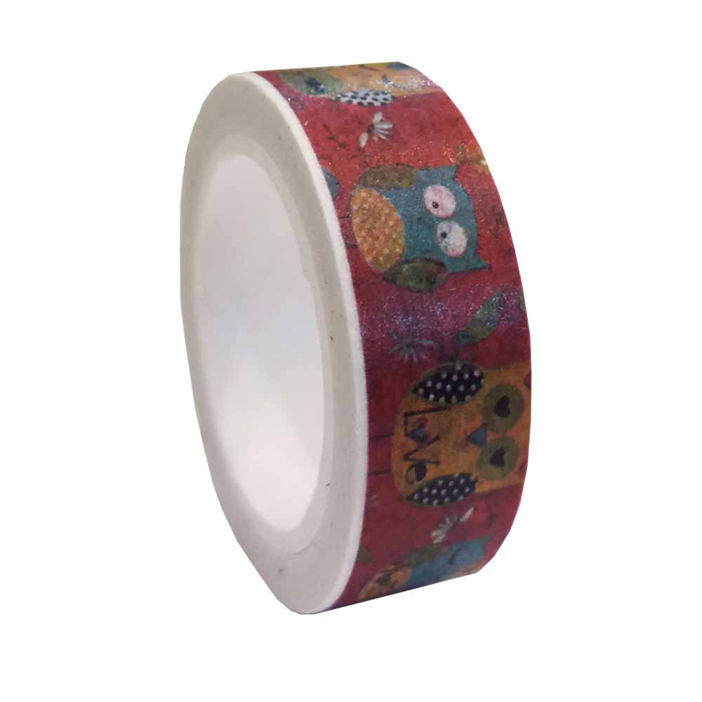 چسب نواری  مدل جغد کد 145196عرض 1 سانتی متر