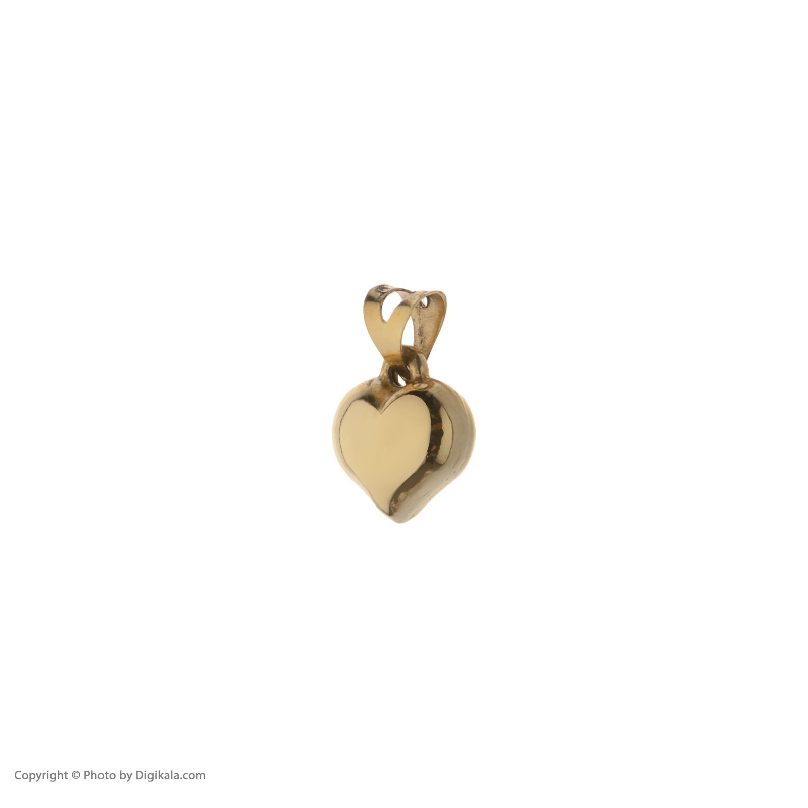 آویز گردنبند طلا 18 عیار زنانه مایا ماهک مدل MM1532 طرح قلب 3 بعدی -  - 2
