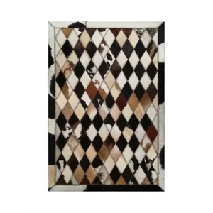 کلاژ فرش پوست و چرم کمالی مدل AD-0405