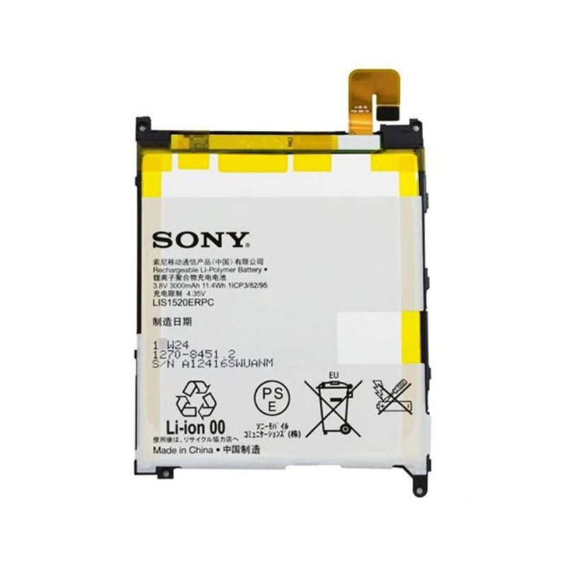 باتری موبایل سونی مدل LIS1520ERPC ظرفیت 3000 میلی آمپرساعت مناسب برای گوشی موبایل سونی Xperia Z Ultra