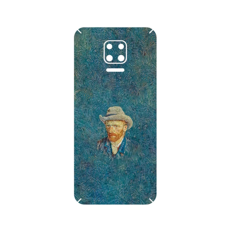 برچسب پوششی ماهوت مدل Self portrait with a gray felt hat مناسب برای گوشی موبایل شیائومی Redmi Note 9S