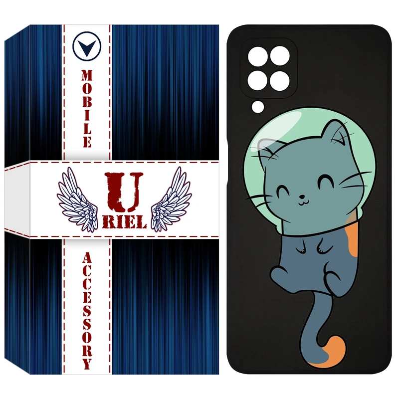 کاور یوریل مدل KSH کد 61 طرح گربه مناسب برای گوشی موبایل سامسونگ Galaxy A22 4G / M32 4G / M22 4G