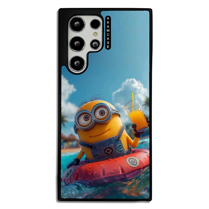 کاور آکام مدل AMC-WSGS22U-MINIONS5مناسب برای گوشی موبایل سامسونگ Galaxy S22 Ultra