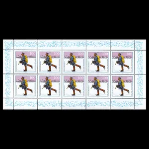 تمبر یادگاری مدل مینی شیت مجموعه 10 عددی