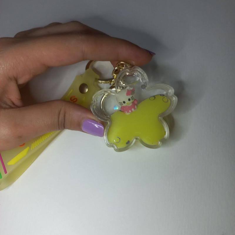 جاکلیدی دخترانه مدل فانتزی آکواریومی طرح گل کد 02