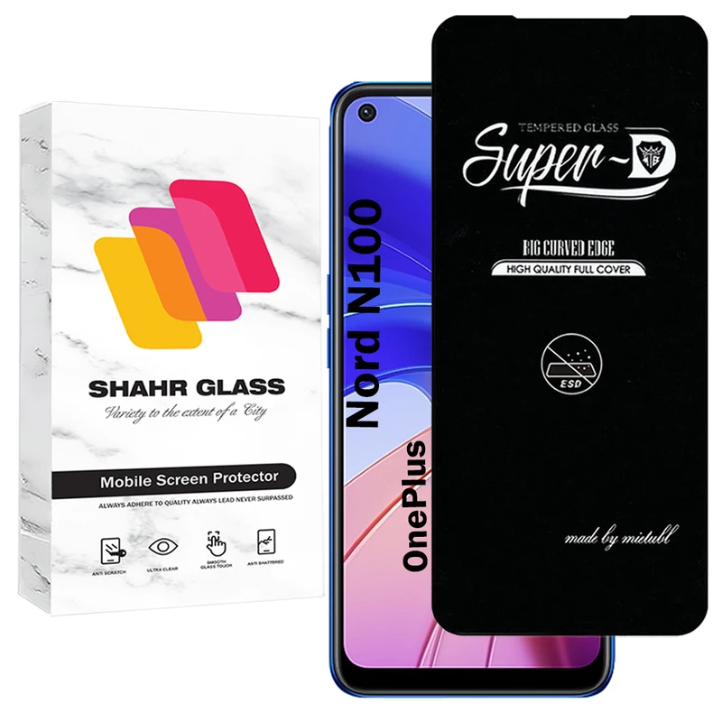 محافظ صفحه نمایش شهر گلس مدل SUPERDNSH مناسب برای گوشی موبایل وان پلاس OnePlus Nord N100
