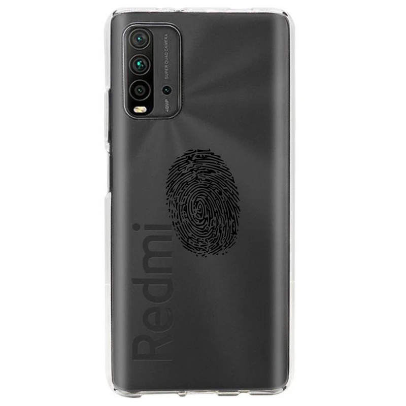 کاور مگافون طرح اثر انگشت مدل C62-B مناسب برای گوشی موبایل شیائومی Redmi 9T / 9 Power