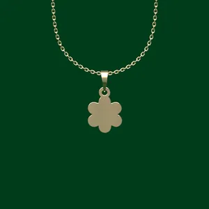 گردنبند طلا 18 عیار زنانه مدوپد مدل گل کد FF2-1-1007