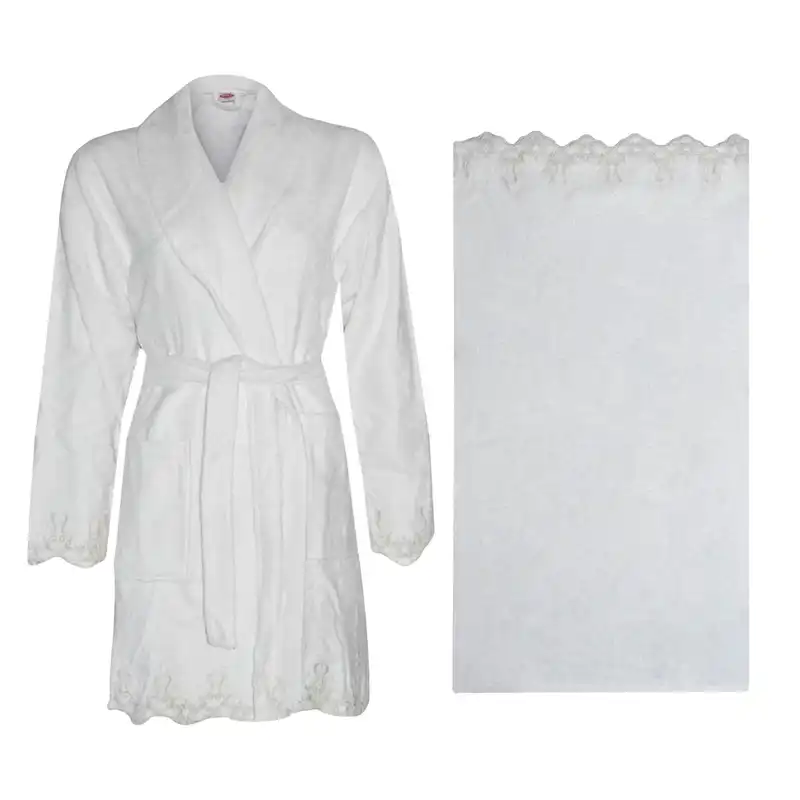 ست حوله پالتویی دو تکه هوبی مدل F - 30245601