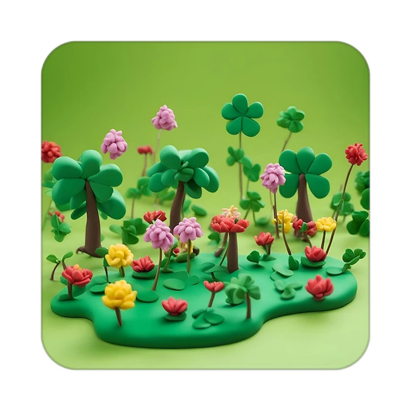 زیر لیوانی کاکتی طرح گل مدل mp15923