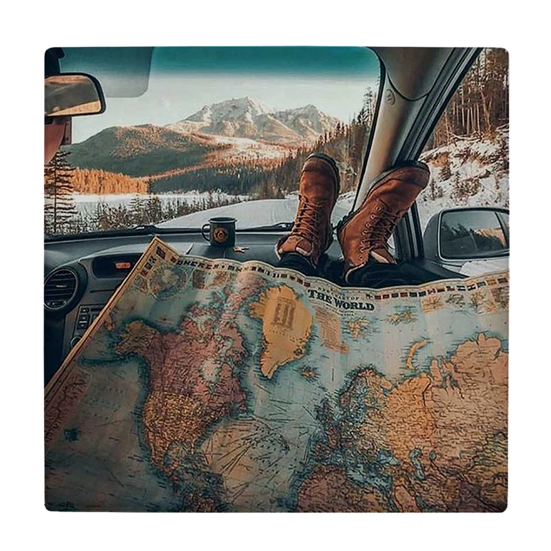  زیر لیوانی  طرح نقشه جغرافیا کد    5923146_4541