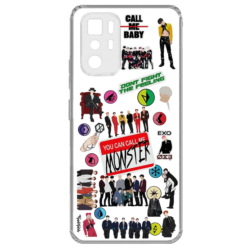 کاور طرح EXO مناسب برای گوشی موبایل شیائومی Poco X3 GT 