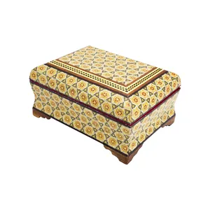  جعبه جواهرات خاتم کاری کد 06