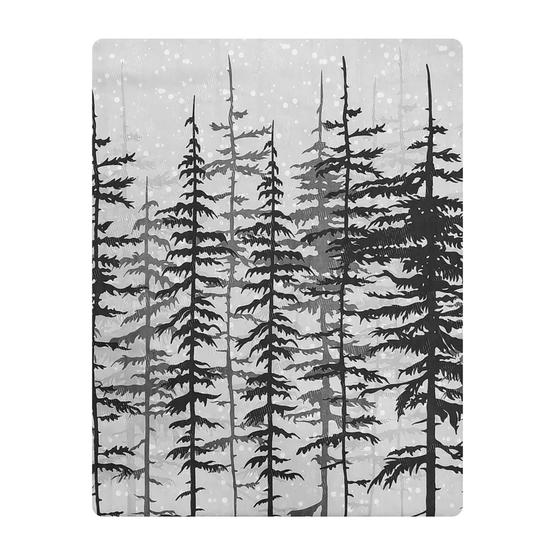 ملحفه آدنو مدل کاج کد IR164 یک نفره سایز 140x240 سانتی متر
