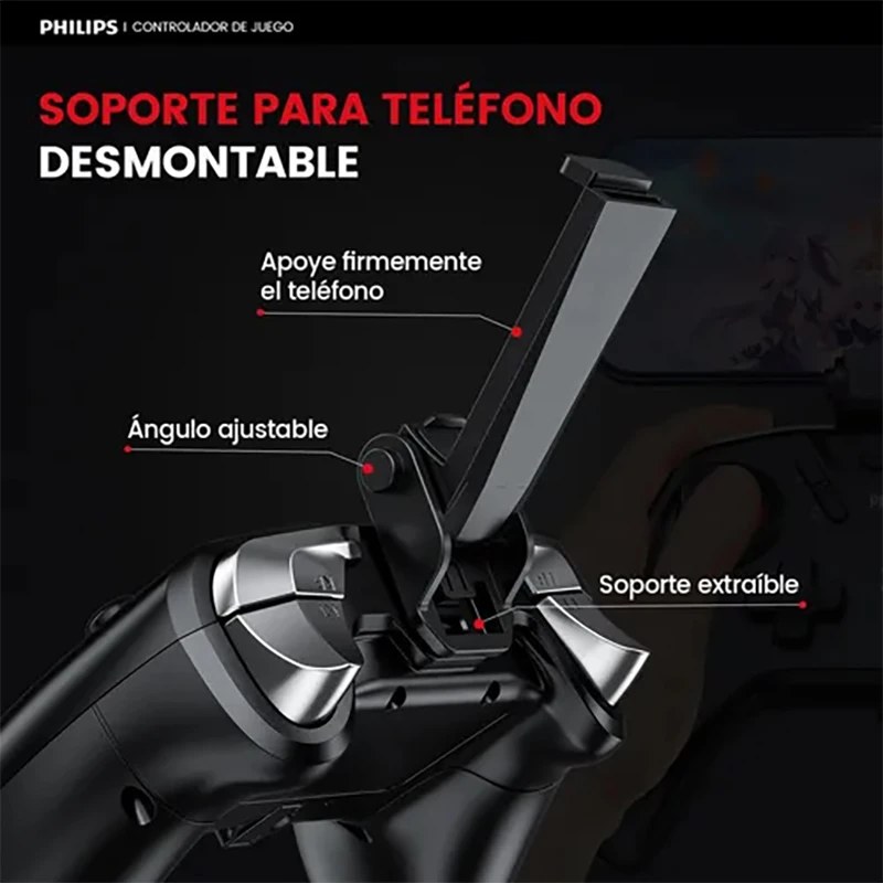 عکس شماره 11 : دسته بازی بیسیم فیلیپس مدل dlk-5050