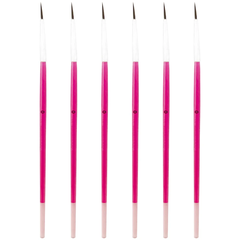 برس خط چشم مدل X-0 مجموعه 6 عددی