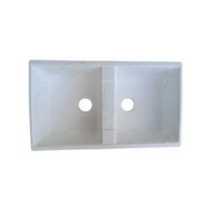 سینک ظرفشویی گرانیت توکار دو لگنه مدل SGWT2V