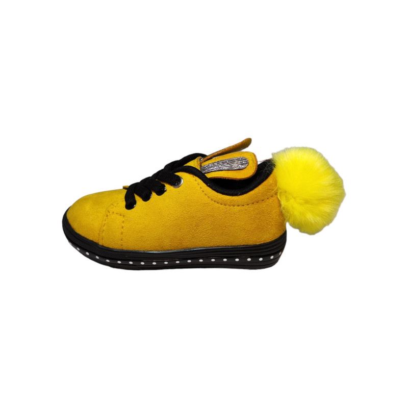 کفش دخترانه مدل خرگوشی رنگ زرد