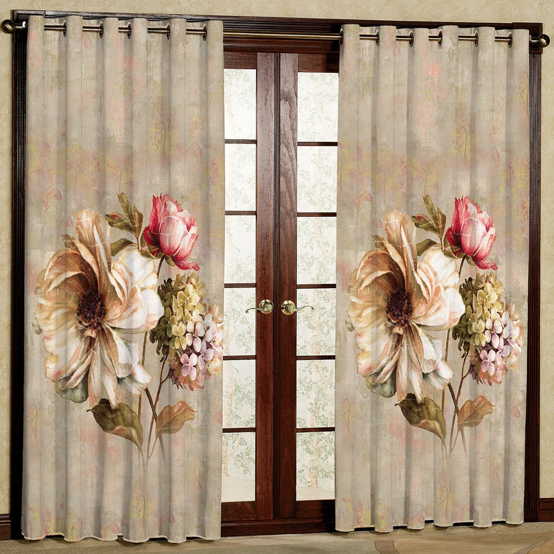 پرده مدل مخمل پانچی کد 1893T2 سایز 200x140 سانتی متر