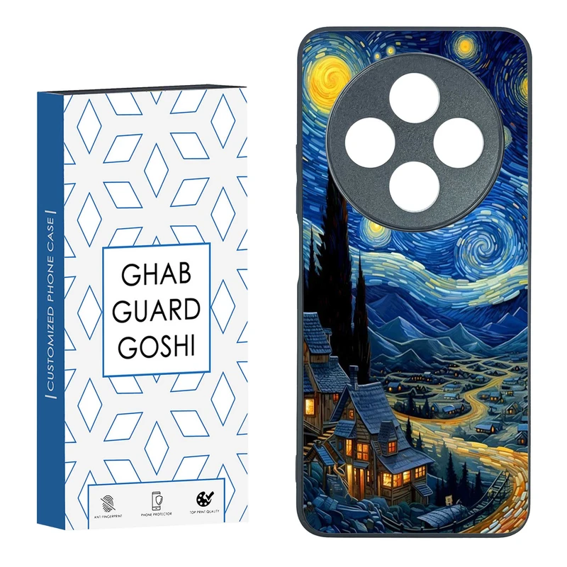 کاور قاب گارد گوشی طرح ونگوگ کد TPU-069 مناسب برای گوشی موبایل شیائومی REDMI 14 C