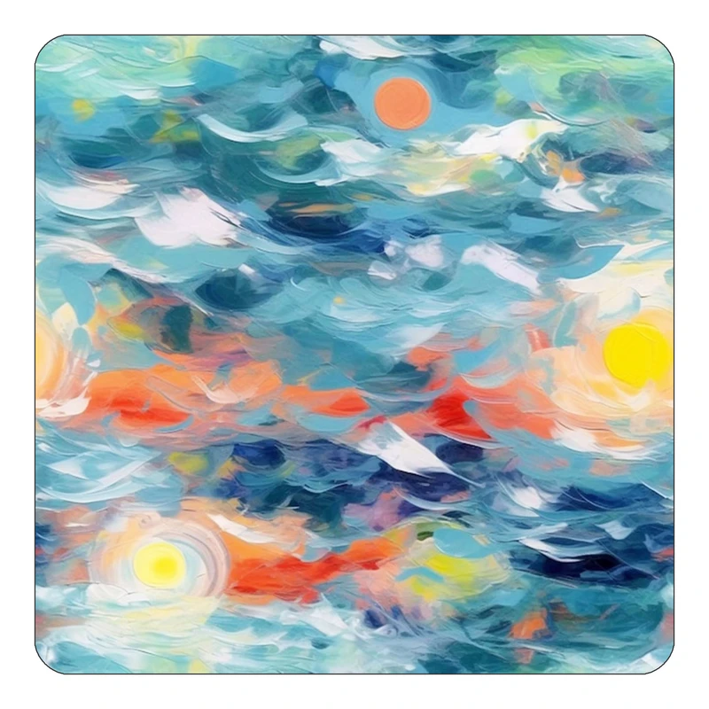 مگنت کاکتی طرح نقاشی رنگ روغن مدل mp72048