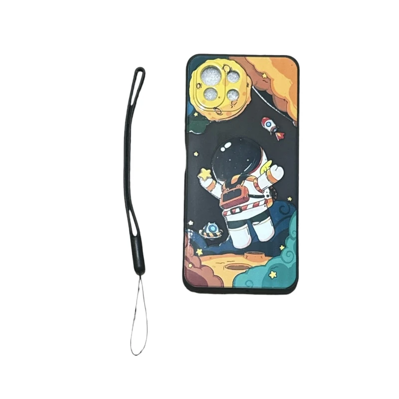 كاور طرح فضانورد كد 2233 مناسب برای گوشی موبایل شيائومی MI 11 lite  به همراه بندآویز
