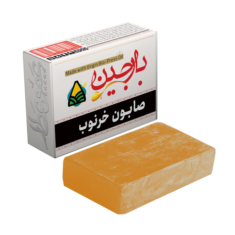 صابون شستشو بارجین مدل بایوپرس خرنوب وزن 85 گرم