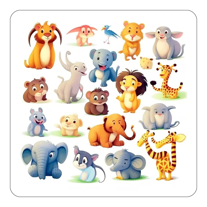 مگنت کاکتی طرح حیوانات کارتونی مدل mp27560