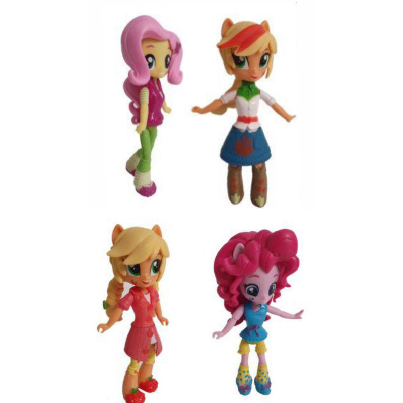 فیگور مدل پونی انسانی مجموعه 4 عددی